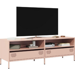 vidaXL Έπιπλο Τηλεόρασης Μεταλλικό N / A Μ135xΠ39xΥ43.5cm 851335
