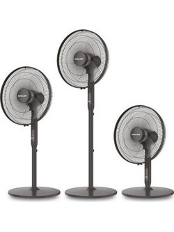Eurolamp 300-20024 Ανεμιστήρας Δαπέδου Ορθοστάτης 45cm 25W με Τηλεχειριστήριο
