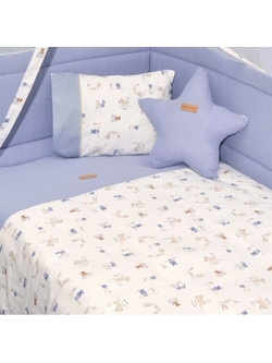 Baby Oliver Des 414 Σετ Κούνιας Light/Blue 2τμχ