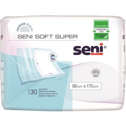 Seni Soft Super Υποσέντονα Ακράτειας με Φτερά 90x170cm 30τμχ