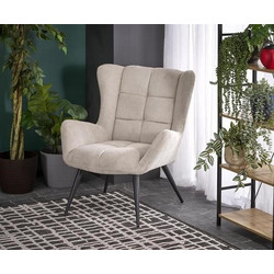 Diommi Πολυθρόνα Βελούδινη Μπεζ Byron DIOMMI-60-29277