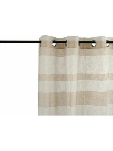 Gift Decor Κουρτίνα Παραθύρου με Τρουκς 140x260 S3605613 Μπεζ
