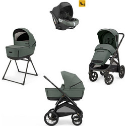 Inglesina Aptica XT Quattro 2025 Darwin Infant Καρότσι Μωρού 3 σε 1 Taiga Green/ Nero