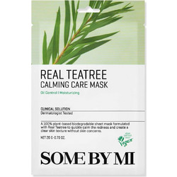 Some By Mi Real Teatree Sheet Μάσκα Προσώπου για Καταπράυνση 20gr