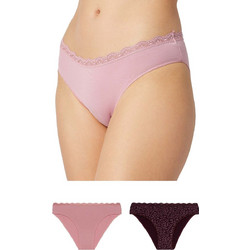 Minerva Γυναικεία Slip με Δαντέλα 2Pack 90-81326-915