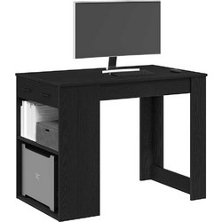 vidaXL Γραφείο Ξύλινο με Βιβλιοθήκη 102x62x77.5cm 858687