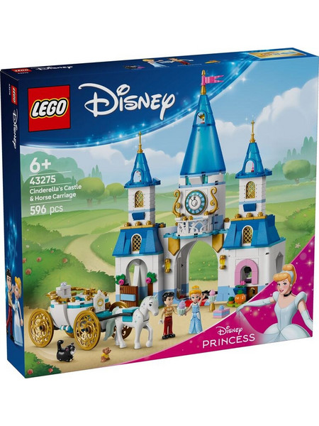 Lego Disney Princess Cinderella's Castle & Horse Carriage για 6+ Ετών 43275