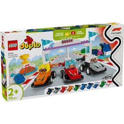 Lego Duplo F1 Team Race Cars & Drivers για 2+ Ετών 10445