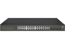LevelOne GES-2128 Managed L2 Switch με 24 Θύρες Ethernet 1000Mbps και 4 SFP θύρες