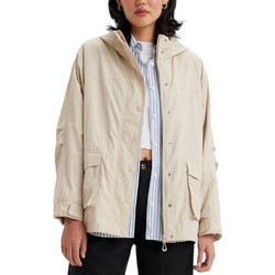 Levi's Γυναικείο Μπουφάν Softshell Μακρύ Αδιάβροχο Εκρού A7220-0000