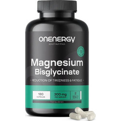 OnEnergy Magnesium Bisglycinate 300mg 180 Κάψουλες