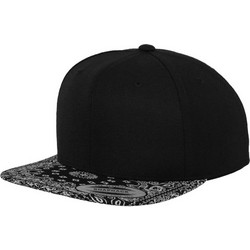 Flexfit Ανδρικό Καπέλο Jockey Snapback Υφασμάτινο Μαύρο 6089BD-03968