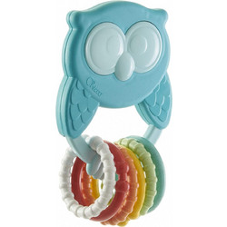 Chicco Eco+ Owly Κουδουνίστρα Κρίκος για 3+ Μηνών