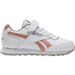 Reebok Royal Glide Παιδικά Sneakers Λευκά Σομόν 100222873-WHITEPINKCLAY