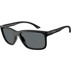 Arnette AN4359 290081 Ανδρικά Γυαλιά Ηλίου Τετράγωνα Κοκάλινα Μαύρα με Μαύρο Φακό