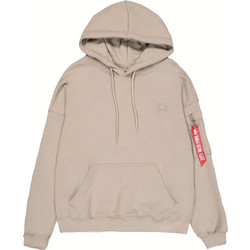 Alpha Industries Ανδρικό Φούτερ με Κουκούλα & Τσέπες Μπεζ 146335-679
