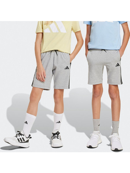 Adidas Αθλητικό Παιδικό Σορτς Γκρι Μαύρο JD6496