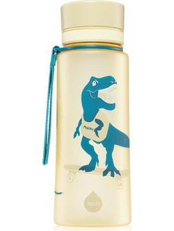 Equa Kids Dino Παιδικό Παγούρι Πλαστικό BPA Free Κίτρινο 600ml