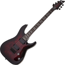 Schecter Omen Elite 6 Ηλεκτρική Κιθάρα ST Style με Μαγνήτες HH & Ταστιέρα Rosewood Black Cherry Burst