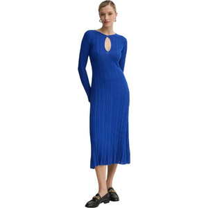 Pepe Jeans Natasha Midi Βραδινό Φόρεμα Πλεκτό Royal Blue PL953642-550 Pepe Jeans Natasha Midi Βραδινό Φόρεμα Πλεκτό Royal Blue PL953642-550