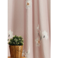 WhiteEgg Κουρτίνα Παραθύρου Floral με Τρουκς 270x280 K0155-3