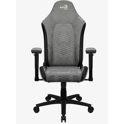 Aerocool Crown AeroSuede Καρέκλα Gaming Υφασμάτινη με Ρυθμιζόμενα Μπράτσα Stone Grey