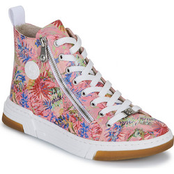 Rieker Γυναικεία Sneakers Μποτάκια Ροζ N3945-91