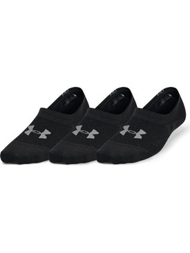 Under Armour Breathe Lite Ultra Γυναικείες Κάλτσες Κοντές Μαύρες 3Pack 1370075-001