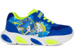 Sonic Παιδικά Sneakers με Φωτάκια Royal Blue Lime SC000779
