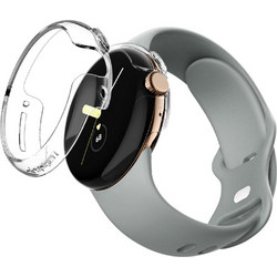 Spigen Thin Fit Θήκη Σιλικόνης για Google Pixel Watch 1 / 2 41mm Διαφανής