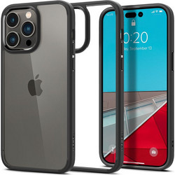 Spigen Crystal Hybrid Back Cover Matte Black (iPhone 14 Pro Max)