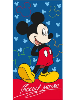 Borea Mickey Mouse Παιδική Πετσέτα Θαλάσσης Μπλε 70x140cm