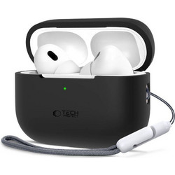 Tech-Protect Θήκη Σιλικόνης για Apple AirPods Pro 1 / 2 Μαύρη