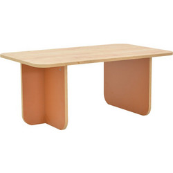 Pakoworld Boca Τραπεζάκι Σαλονιού Ξύλινο Μ100xΠ60xΥ42cm 197-000312