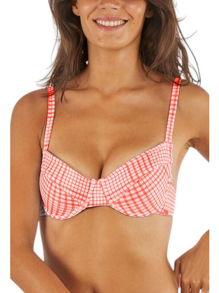 Banana Moon Bikini Top Κόκκινο PROVO-CAROLYN-JOW62