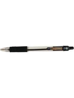 Zebra Z-Grip Στυλό Διαρκείας 1mm Μαύρο
