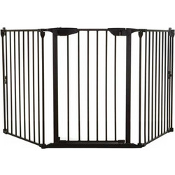 DreamBaby Πόρτα Ασφαλείας Discovey 3 Panel Black 74.5-195cm