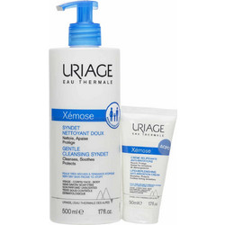 Uriage Xemose Cleanser 500ml + Cream 50ml