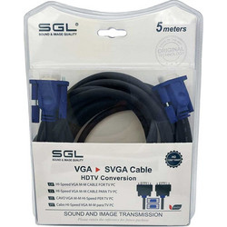 SGL 095080 Καλώδιο VGA Male to VGA Male 5m