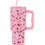 Estia Straw Tumbler XL Save The Aegean Cherry Rose 900ml