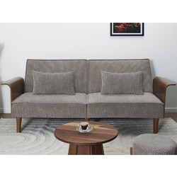 Home Deco Scott Τριθέσιος Καναπές Κρεβάτι Γκρι 205x90x83cm HD0385