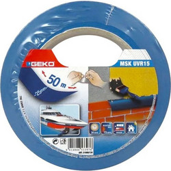 Geko Χαρτοταινία Μπλε U.V. 25mm x 50m 1τμχ 21000134
