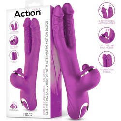 IntoYou Action Nico Διπλός Δονητής Μωβ