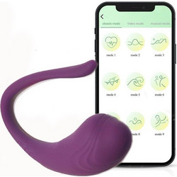 Dream Toys Litttle Tadpole Δονητής Egg για Ζευγάρια με App Control Μωβ