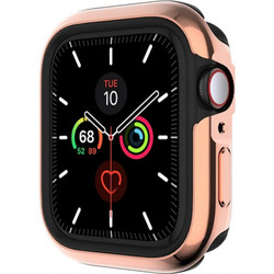 Switcheasy Odyssey Μεταλλική Θήκη για Apple Watch 4 / 5 / 6 / SE 44mm Ροζ Χρυσή