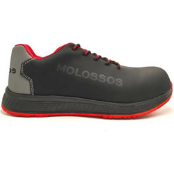 Molossos Crab Αθλητικά Παπούτσια Ασφαλείας S3 Αδιάβροχα Μαύρα Κόκκινα 02CRAB
