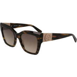 Longchamp LO762S 308 Γυναικεία Γυαλιά Ηλίου Πεταλούδα Κοκάλινα Ταρταρούγα με Καφέ Φακό