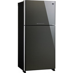 Sharp SJ-YG740G-SL Δίπορτο Ψυγείο 604lt No Frost Υ187xΠ86.5xΒ74cm Inox
