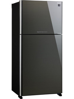Sharp SJ-YG740G-SL Δίπορτο Ψυγείο 604lt No Frost Υ187xΠ86.5xΒ74cm Inox