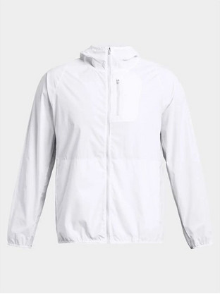 Under Armour Αθλητικό Ανδρικό Μπουφάν Softshell Αδιάβροχο Λευκό 1381879-100